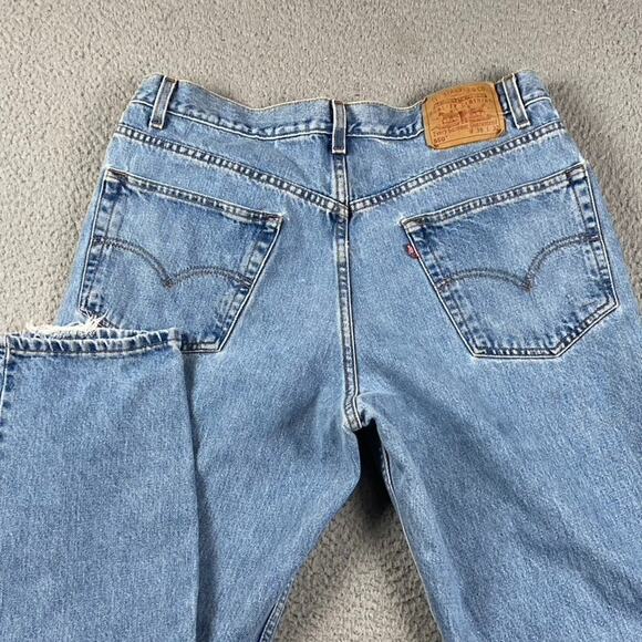 VTG Levi's 550 Relaxed Fit Jeans Men's 38x32 Fit (36x30) Y2K 2000's Distressed - Picture 11 of 12